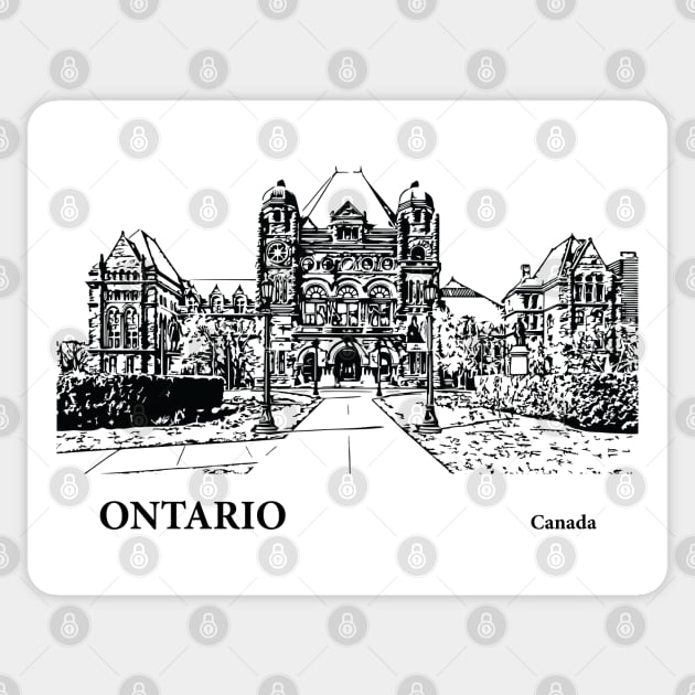 Ontario Canada Sticker by Lakeric